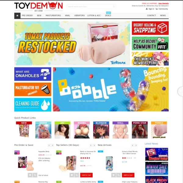 ToyDemon on goporn123.com