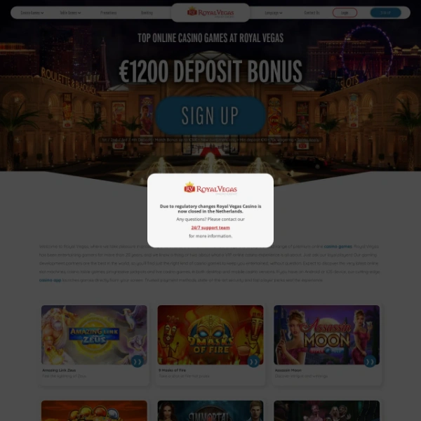 Royal Vegas Casino on goporn123.com