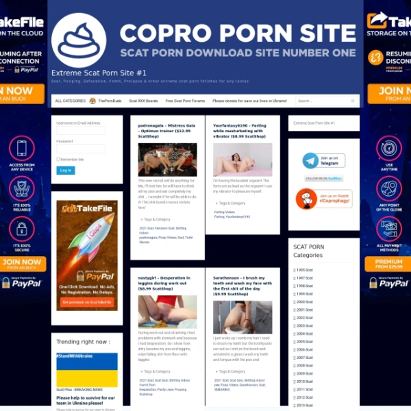 Copro on goporn123.com