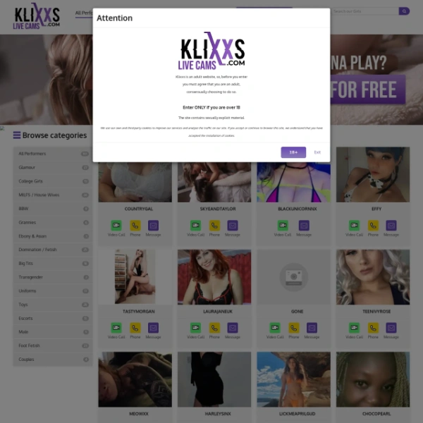 Klixxs on goporn123.com