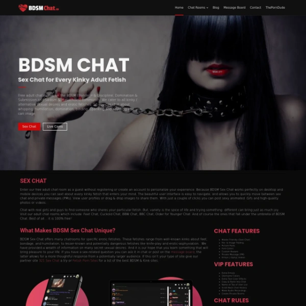 BDSM Chat on goporn123.com