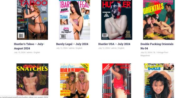 Adult Magazines Download on goporn123.com